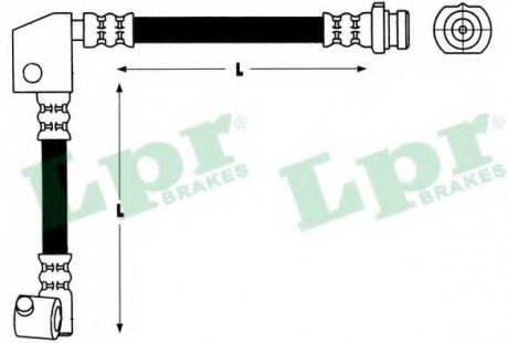 Тормозной шланг LPR 6T47385