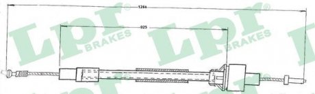 Трос зчеплення LPR C0091C (фото 1)