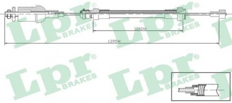 Трос зчеплення LPR C0237C