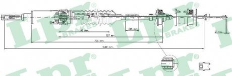 Трос зчеплення LPR C0240C