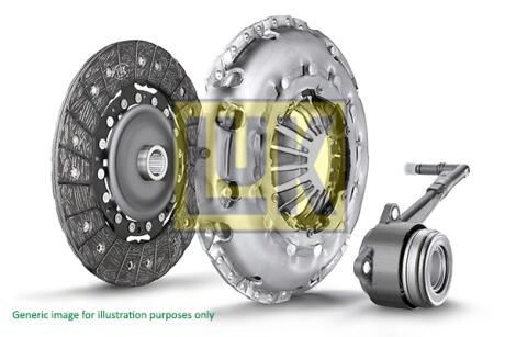 Комплект зчеплення MEGANE II 2.0dCi 05-, LAGUNAIII 2.0dCi 07-15 LuK 625 3038 34 (фото 1)