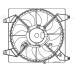 Електровентилятор охолодження Hyundai Santa Fe II (06-) 2.2D/2.7i (з кожухом)) LUZAR LFK 0802 (фото 3)