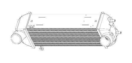 Радіатор інтеркулера SORENTO (09-)/SANTA FE (12-) 2.0/2.2CRDI LUZAR LRIC 082F0