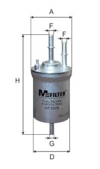 Фільтр паливний M-FILTER DF 3528