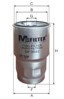 Фільтр паливний M-FILTER DF 3542