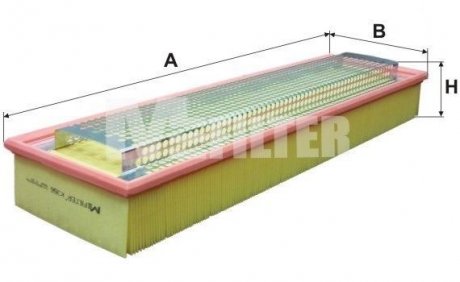 Фильтр воздушный MB Vario/714-814 (ОМ354/904) M-FILTER K 356 (фото 1)