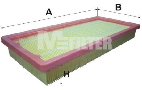 Фільтр повітряний 1.4i Doblo 10-/Bravo 07-/Punto 04- M-FILTER K 7029 (фото 1)