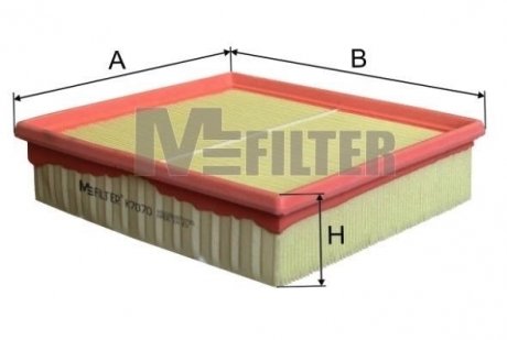 Фільтр повітряний M-FILTER K 7070