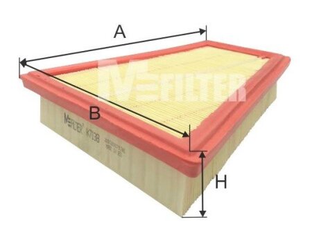 Фільтр повітряний M-FILTER K 7138