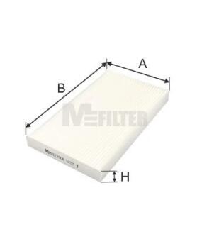 Фільтр салону Nissan Leaf /Cube 10- M-FILTER K 9190