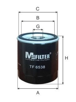 Фільтр оливний M-FILTER TF 6538