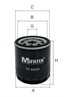 ФИЛЬТР МАСЛЯНЫЙ Caddy II 1.4/1.6i / Golf IV/V/Seat M-FILTER TF 6550