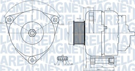 Генератор MAGNETI MARELLI 063731739010