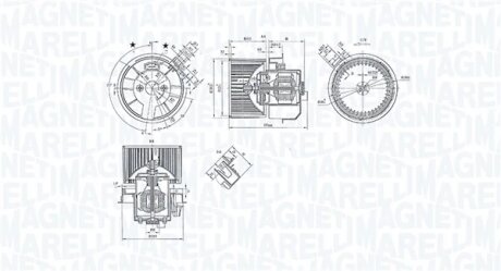 Вентилятор MAGNETI MARELLI 069412247010