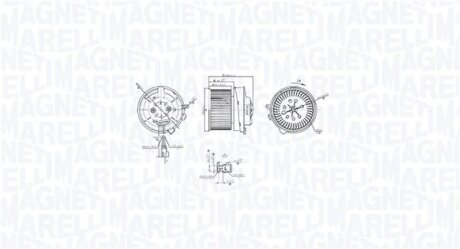 Вентилятор MAGNETI MARELLI 069412766010