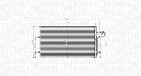 Радиатор кондиционера MAGNETI MARELLI 350203915000