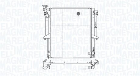Радіатор, система охолодження двигуна MAGNETI MARELLI 350213177300