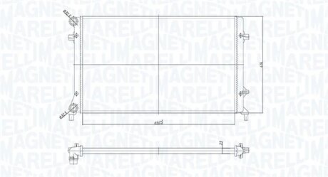 Радіатор двигуна MAGNETI MARELLI 350213853000