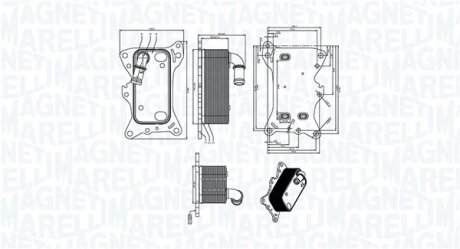 Масляний радіатор MAGNETI MARELLI 350300006300