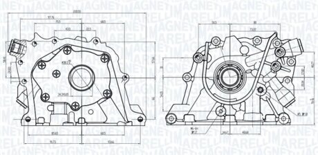 Насос масляний MAGNETI MARELLI 351516000127