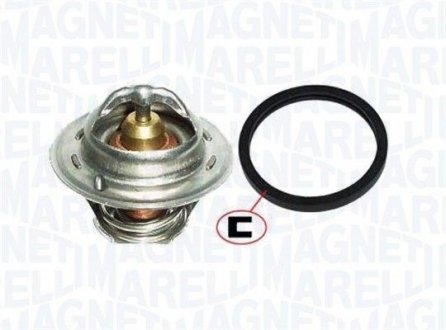 FORD Термостат с прокладкой t-82C Fiesta V 01-, Focus II 04-, Mazda 2 03- MAGNETI MARELLI 352317100320