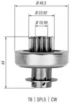 Бендикс RENAULT Kangoo (Valeo) MAGNETI MARELLI 940113020272