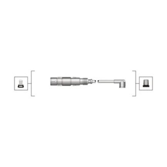 Комплект запалювального кабелю MAGNETI MARELLI 941319170096