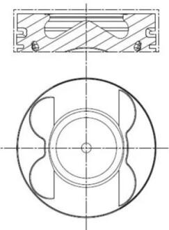 Поршень MAHLE / KNECHT 001 PI 00106 000