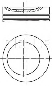 Поршень MAHLE / KNECHT 011 62 01