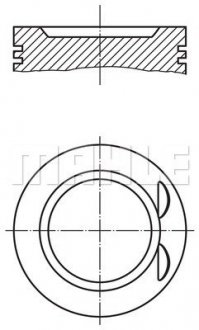 Поршень MAHLE / KNECHT 011 73 01