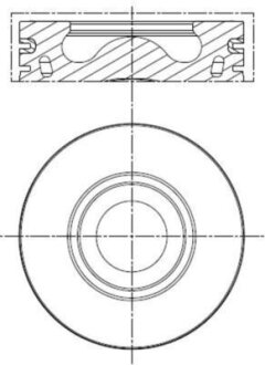 Поршень двигателя MAHLE / KNECHT 013 PI 00136 000