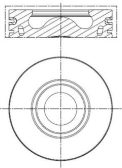Поршень двигуна MAHLE / KNECHT 013 PI 00137 000