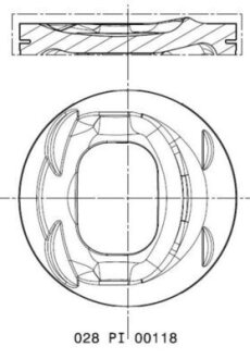 Поршень MAHLE / KNECHT 028PI00118 000