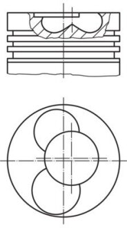 Поршень MAHLE / KNECHT 030 40 00