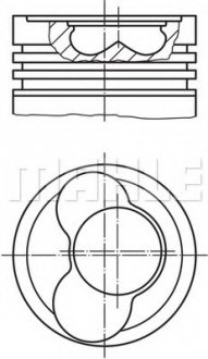 Поршень MAHLE / KNECHT 030 65 02 (фото 1)