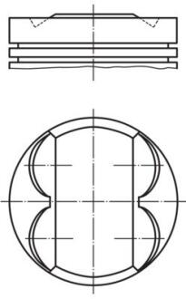 Поршень MAHLE / KNECHT 081 PI 00107 002