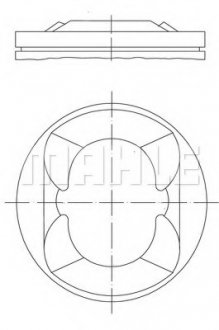 Поршень MAHLE / KNECHT 081PI00110000 (фото 1)