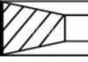 Кольца поршневые (1cyl) MAN D2866 128.00(3.5/3/5) MAHLE / KNECHT 228 90 N0 (фото 1)