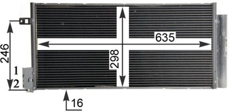 Конденсатор MAHLE / KNECHT AC 505 001S (фото 1)