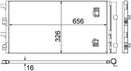 Конденсатор MAHLE / KNECHT AC 724 000S (фото 1)