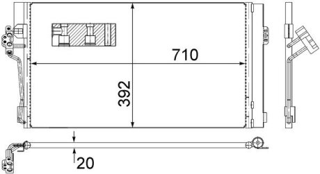 Конденсатор MAHLE / KNECHT AC 762 000S (фото 1)