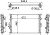 Радиатор охлаждения двигателя Focus/Mondeo/S60/S80/V70/XC60 06- MAHLE / KNECHT CR 1748 000S (фото 1)