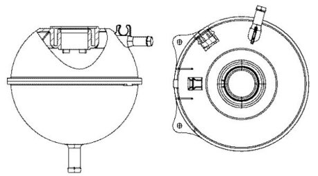 Бачок розширювальний MAHLE / KNECHT CRT 23 000S (фото 1)