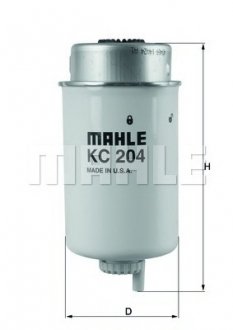 ФИЛЬТР ТОПЛИВНЫЙ MAHLE / KNECHT KC204