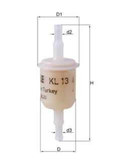 Паливний фільтр MAHLE / KNECHT KL13