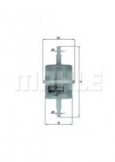 Фільтр палива MAHLE / KNECHT KL63OF