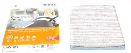 Фільтр салону VW T5, T6 03-, TOUAREG I 02-10 CareMetix (вир-во KNECHT-MAHLE) MAHLE / KNECHT LAO182