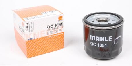 Фільтр масляний двигуна FORD FOCUS I, II, III 98-, FIESTA IV, V, VI 96- (KNECHT-MAHLE) MAHLE / KNECHT OC1051