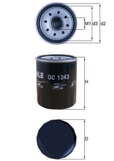 Оливний фільтр MAHLE / KNECHT OC1243