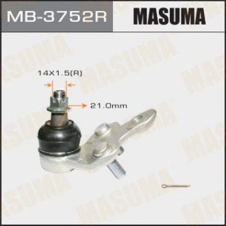 Опора шаровая передн нижн TOYOTA CAMRY, HARRIER/ MCU3#, ACU3#/ RH (MB-3752R) MASUMA MB3752R